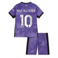 Camiseta Liverpool Alexis Mac Allister #10 Tercera Equipación para niños 2023-24 manga corta (+ pantalones cortos)